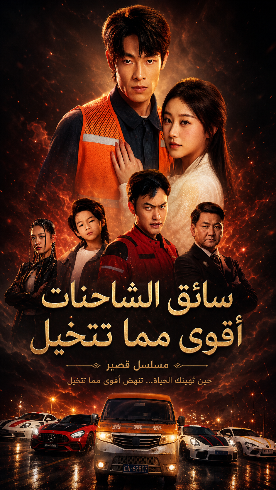 سائق الشاحنة مدبلج